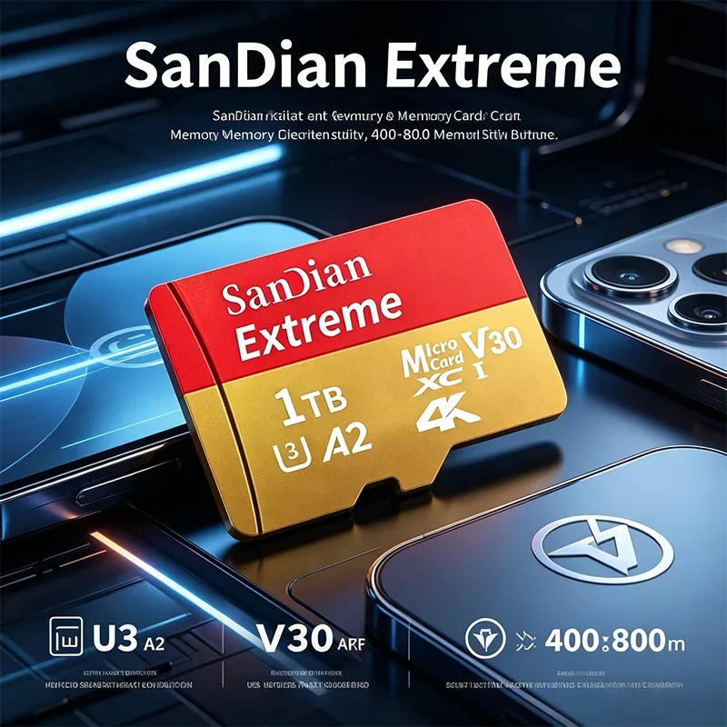 Original Mini Memory Card 1TB Micro TF/SD Card Memory Card 128GB 256GB Class10 For Camera/Phone/Drone
Original Mini Memory Card 1TB Micro TF/SD Card Memory Card 128GB 256GB Class10 For Camera/Phone/Drone
