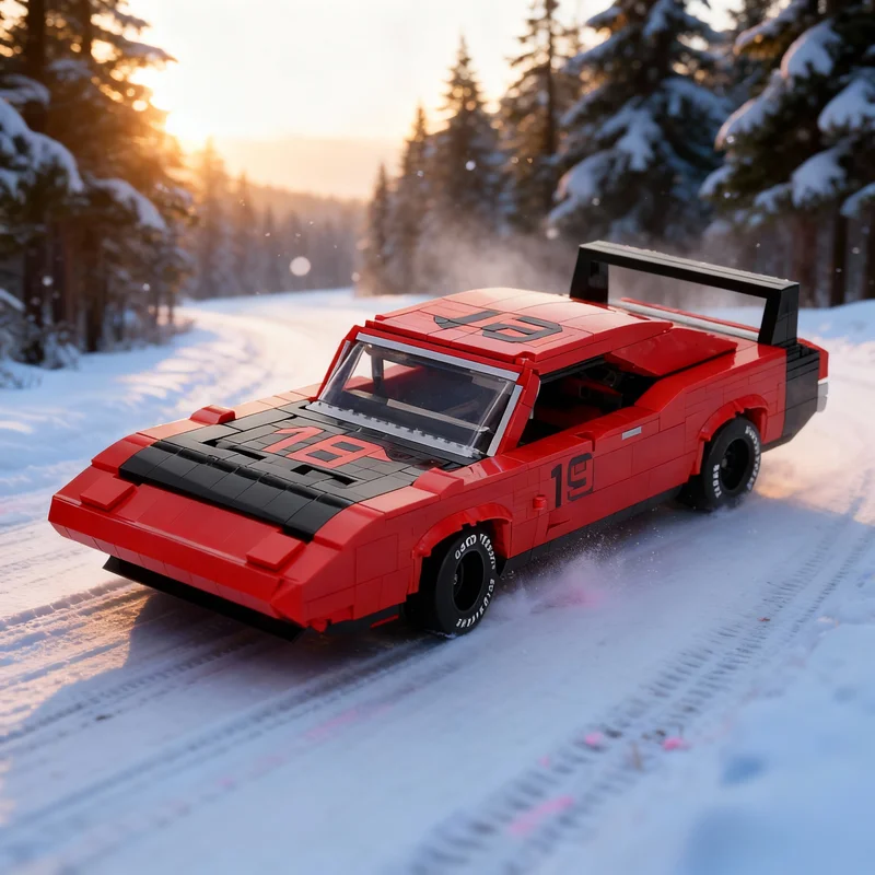 Конструктор MOC Dodge Charger Daytona (1862 детали) — модель гоночного автомобиля, идея для подарка на Рождество и День рождения
Конструктор MOC Dodge Charger Daytona (1862 детали) — модель гоночного автомобиля, идея для подарка на Рождество и День рождения