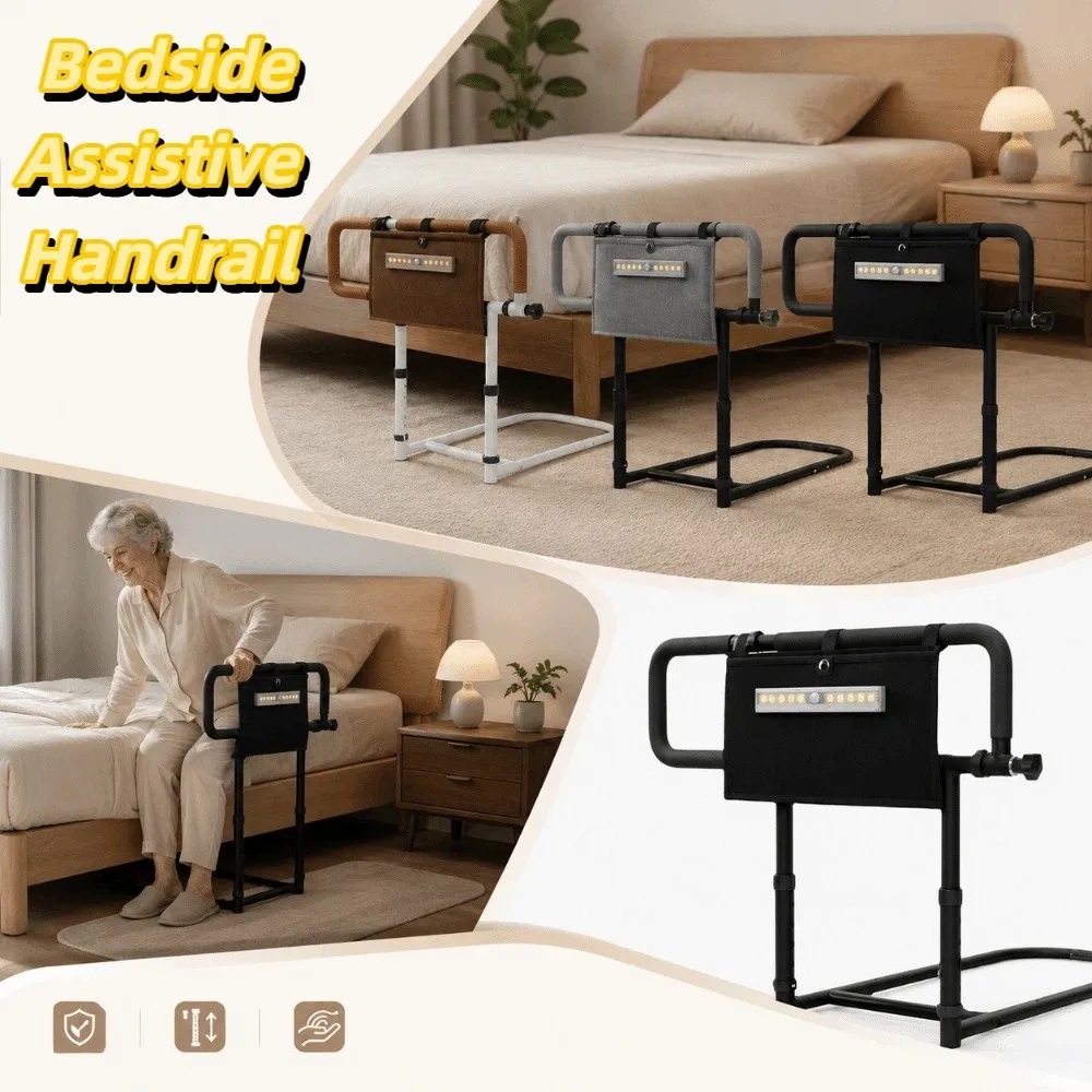 Non Slip Grip Bedside Assist Grab Bar Simple Structure Quick Installation Elderly Bed Support Rail Stable Holding Force
Non Slip Grip Bedside Assist Grab Bar Simple Structure Quick Installation Elderly Bed Support Rail Stable Holding Force