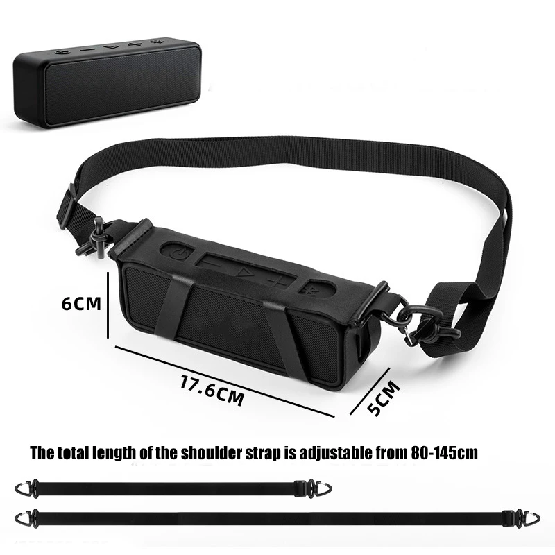 Universal Speaker Carrying Case Portable with Shoulder Strap Speaker Mesh Bag Adjustable for Anker Soundcore 2
Universal Speaker Carrying Case Portable with Shoulder Strap Speaker Mesh Bag Adjustable for Anker Soundcore 2