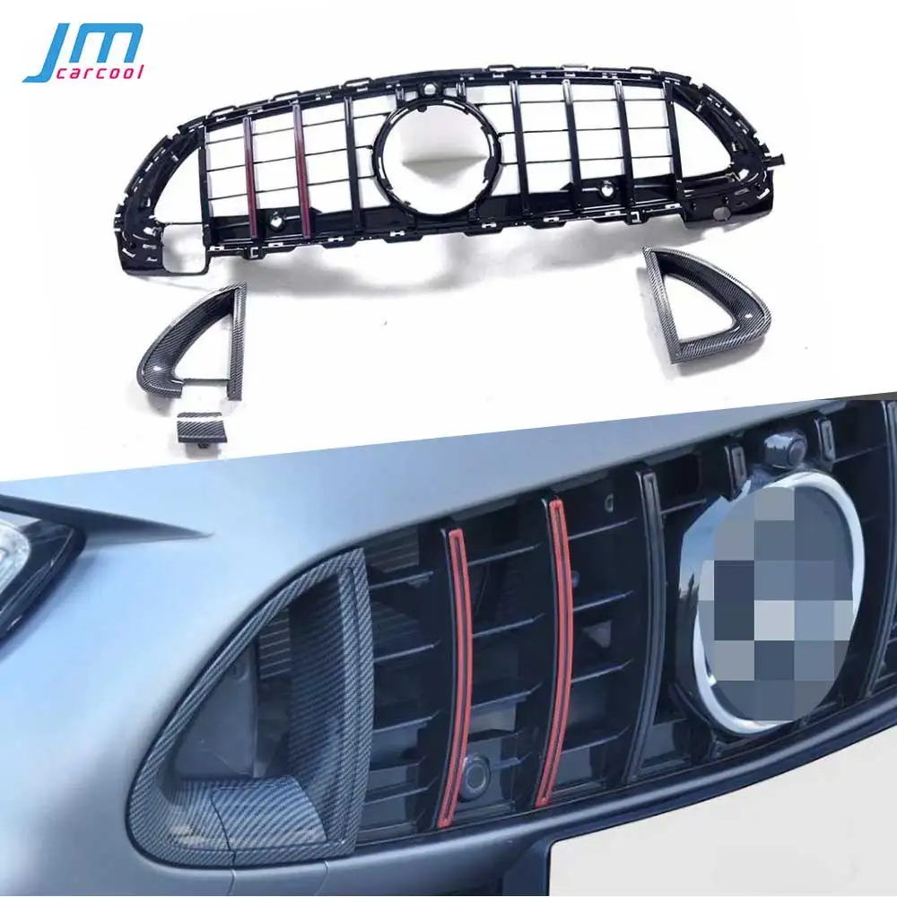 for Mercedes BenZ C-Class W206 2022+ GT ABS Front Bumper Racing Grille Trim Cover FRP Car Accessories
for Mercedes BenZ C-Class W206 2022+ GT ABS Front Bumper Racing Grille Trim Cover FRP Car Accessories