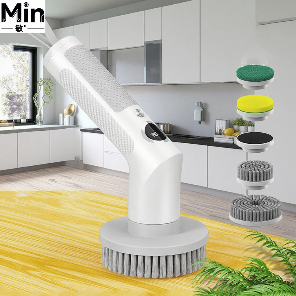 5 in 1 USB Spin Scrubber, Multifunctional Cleaning Brush for Kitchen Sink, Dishwashing, Bathroom
5 in 1 USB Spin Scrubber, Multifunctional Cleaning Brush for Kitchen Sink, Dishwashing, Bathroom
