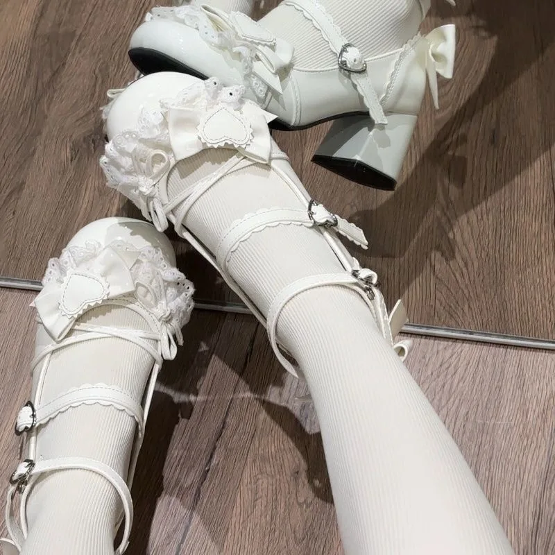 Original Lolita Middle Heel round Head Women's Shoes Cute Lo Mary Jane Shoes Korean Style Knot PU Material Anti-Slip
Original Lolita Middle Heel round Head Women's Shoes Cute Lo Mary Jane Shoes Korean Style Knot PU Material Anti-Slip