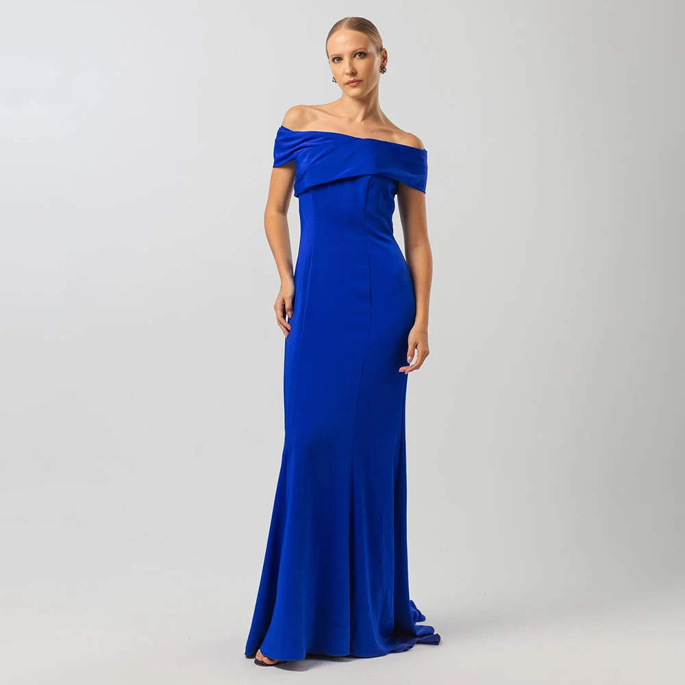 Dark Royal Blue Evening Dress Off the Shoulder Mermaid Elegant Wedding Guest Gowns for Women 2024 Trumpet Formal Party Dresses
Dark Royal Blue Evening Dress Off the Shoulder Mermaid Elegant Wedding Guest Gowns for Women 2024 Trumpet Formal Party Dresses
