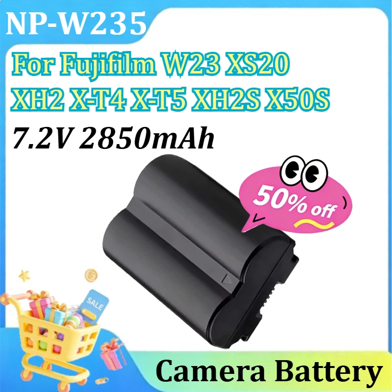 NP-W235 NP W235 Camera Battery for Fujifilm W23 XS20 XH2 X-T4 X-T5 XH2S X50S GFX100S 50SII Rechargeable Battery 7.2V 2850mAh
NP-W235 NP W235 Camera Battery for Fujifilm W23 XS20 XH2 X-T4 X-T5 XH2S X50S GFX100S 50SII Rechargeable Battery 7.2V 2850mAh