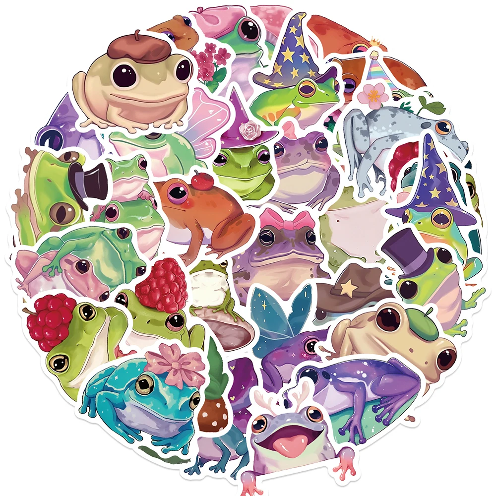 10/30/50pcs Cute Cartoon Colorful Frog Stickers Funny Animals Graffiti Sticker Water Bottle Suitcase Phone Decals for Kids Toy
10/30/50pcs Cute Cartoon Colorful Frog Stickers Funny Animals Graffiti Sticker Water Bottle Suitcase Phone Decals for Kids Toy