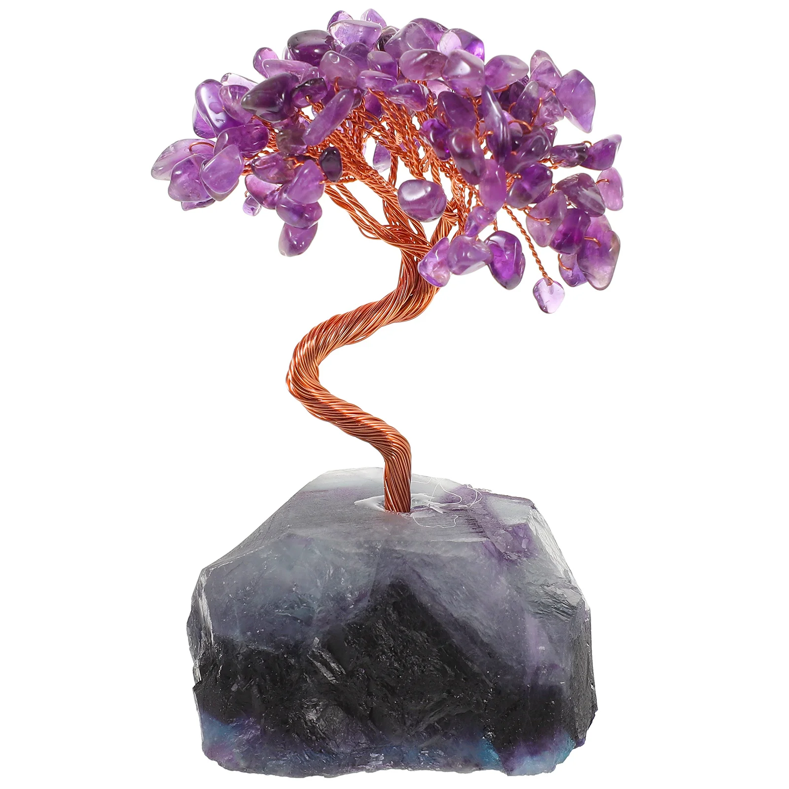 Crystal Tree Decor Amethyst Desktop Ornament Potted Tabletop Crystal Bonsai Craft Decoration for Home Office Wealth Fortune Good
Crystal Tree Decor Amethyst Desktop Ornament Potted Tabletop Crystal Bonsai Craft Decoration for Home Office Wealth Fortune Good
