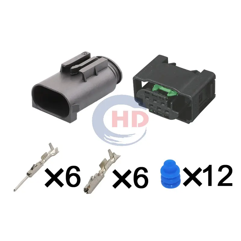 1-20 sets 6 Pin Waterproof Accelerator Pedal Plug AC Assembly Connector Socket 1-967587-3 1-967616-1
1-20 sets 6 Pin Waterproof Accelerator Pedal Plug AC Assembly Connector Socket 1-967587-3 1-967616-1