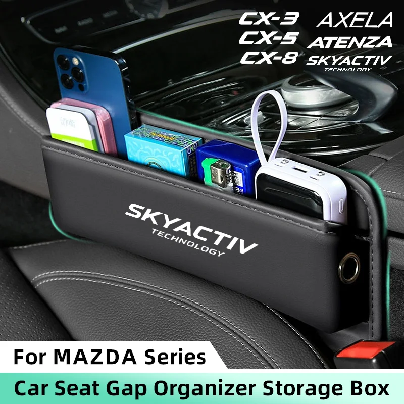 1pcs Leather Car Seat Gap Organizer for Mazda Skyactiv Axela Atenza CX3 CX5 CX8 Auto Console Side Seat Plug Filler Storage Box
1pcs Leather Car Seat Gap Organizer for Mazda Skyactiv Axela Atenza CX3 CX5 CX8 Auto Console Side Seat Plug Filler Storage Box