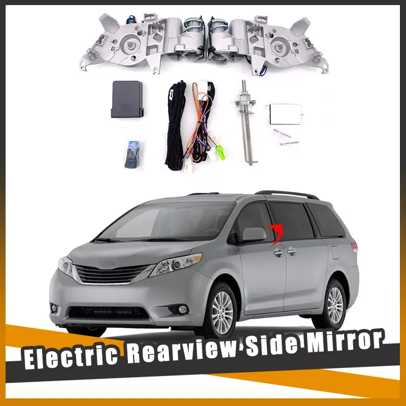 For Toyota SIENNA 2015+ Auto Intelligent Automatic Car Electric Rearview Side Mirror Folding System Kit Module When placing
For Toyota SIENNA 2015+ Auto Intelligent Automatic Car Electric Rearview Side Mirror Folding System Kit Module When placing