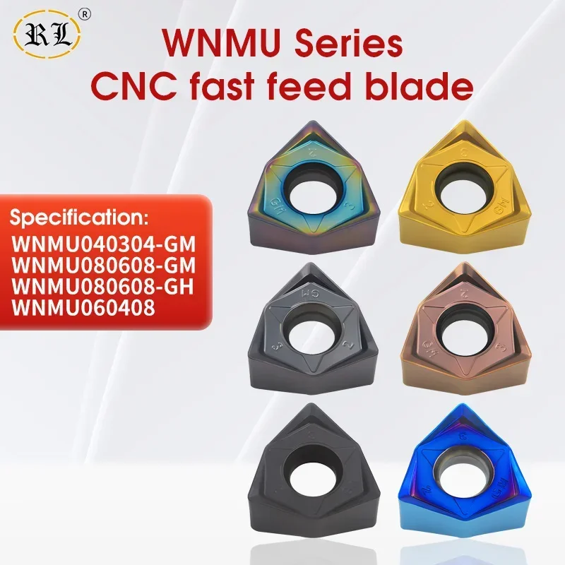 Rl Cnc Milling Blade Wnmu08 Machining Center Double-sided Carbide Aluminum Blade High Feed Milling Cutter Disc
Rl Cnc Milling Blade Wnmu08 Machining Center Double-sided Carbide Aluminum Blade High Feed Milling Cutter Disc