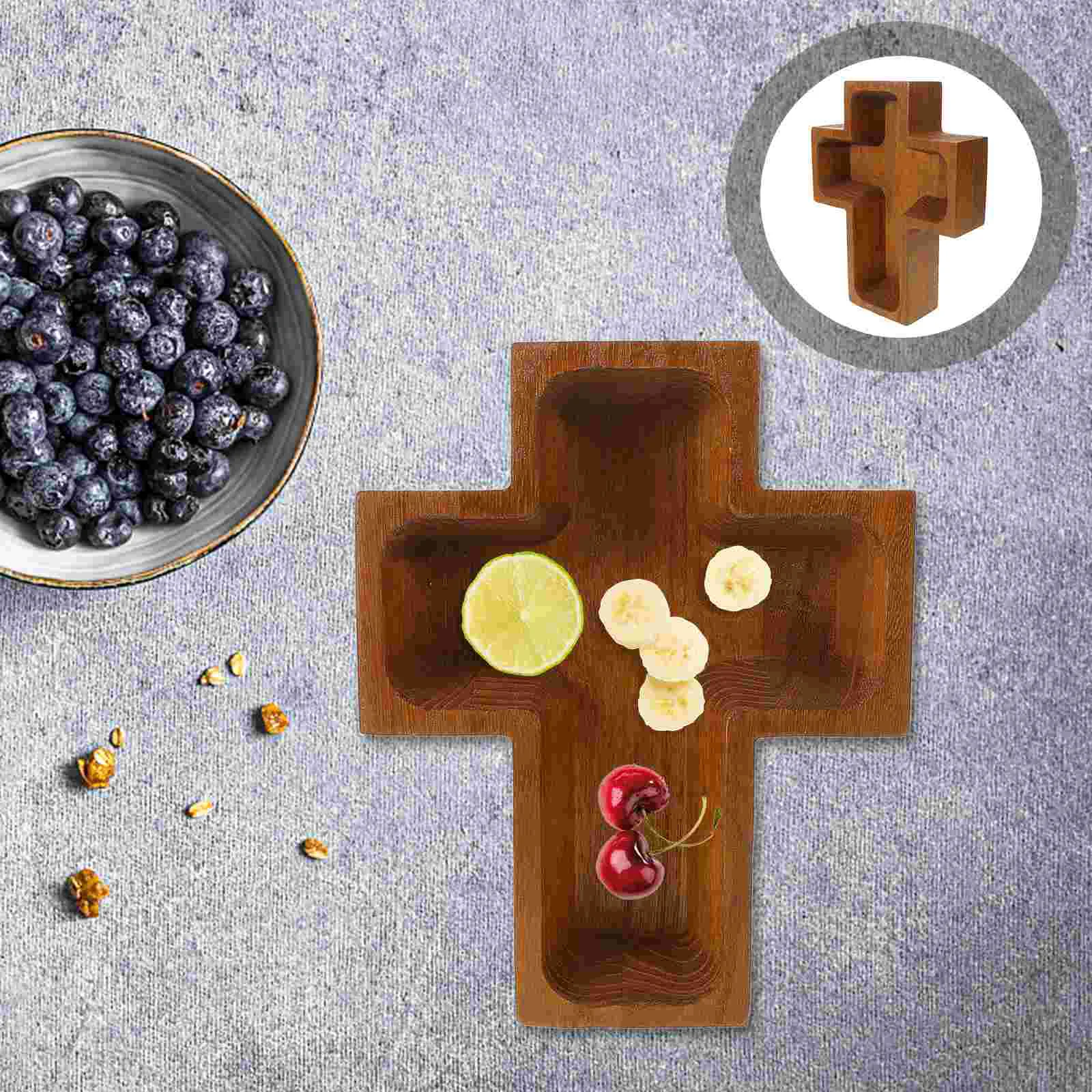 Wooden Bowl Tray Cross Shape Black Color Large Capacity Storage Dessert Cake Serving Food Trays Kitchen Bar Accessories
Wooden Bowl Tray Cross Shape Black Color Large Capacity Storage Dessert Cake Serving Food Trays Kitchen Bar Accessories