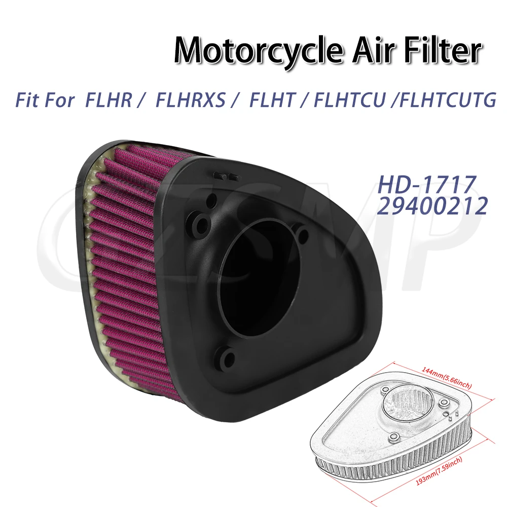 Motorcycle Air Filter Air Intake Filter fit For FLHR Road King 107 114 Road Glide Tri Glide Ultra Limited Low 29400212
Motorcycle Air Filter Air Intake Filter fit For FLHR Road King 107 114 Road Glide Tri Glide Ultra Limited Low 29400212