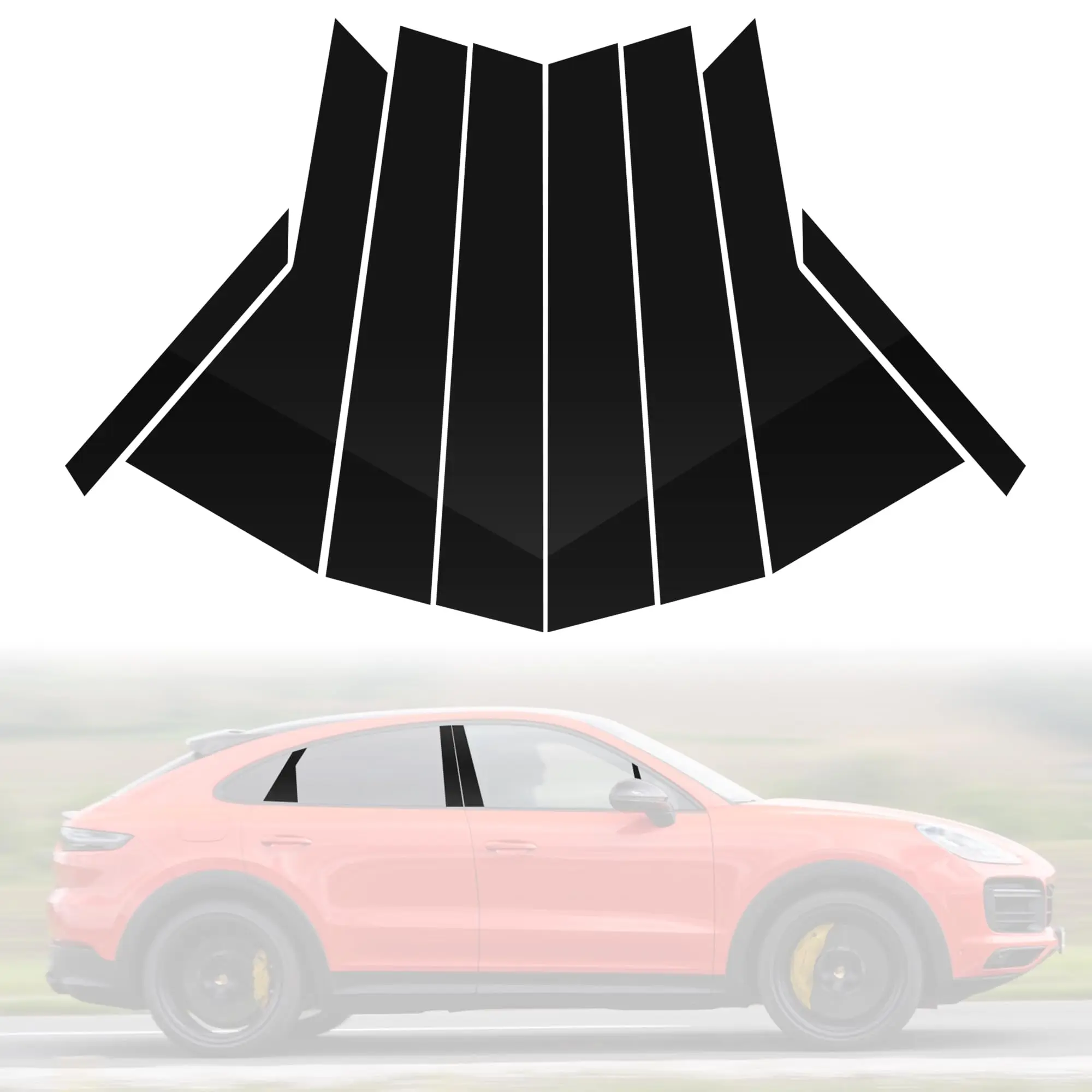 Glossy Black PC Door Pillar Trim Cover For 2018-2023 Cayenne 8 Pcs
Glossy Black PC Door Pillar Trim Cover For 2018-2023 Cayenne 8 Pcs