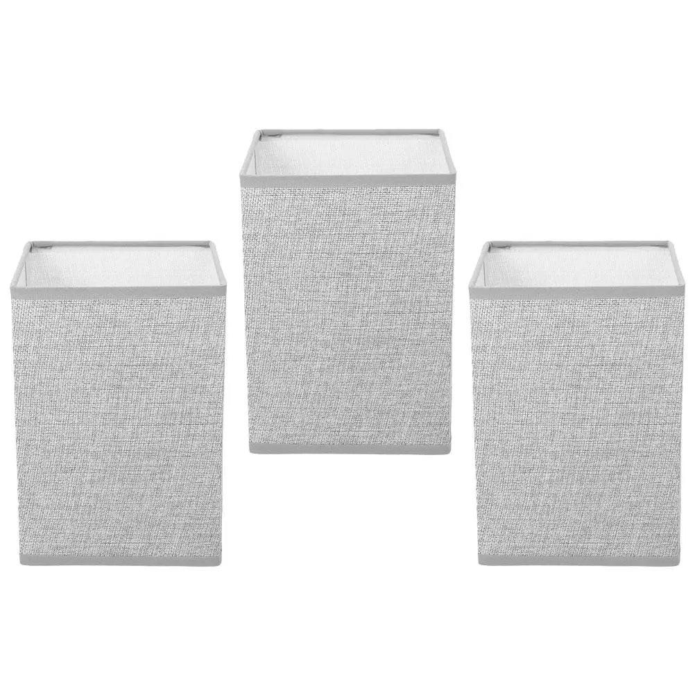 3 Pcs Square Linen Lampshade Table Light Cover Replacement 40x40cm Gray Fabric Modern Home Decor Hanging Pendant Shades
3 Pcs Square Linen Lampshade Table Light Cover Replacement 40x40cm Gray Fabric Modern Home Decor Hanging Pendant Shades