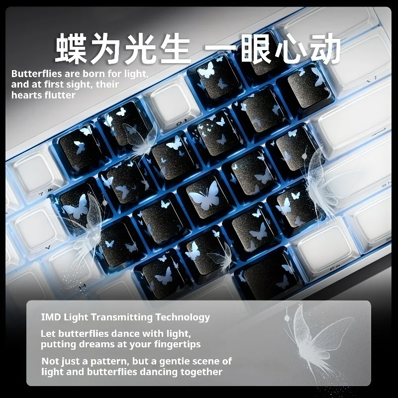 XVX Butterfly Theme Keycap Gemstone Series Love Supplement Pattern Uncut 21key Protective Film Imd Transparent Process Ergonomic
XVX Butterfly Theme Keycap Gemstone Series Love Supplement Pattern Uncut 21key Protective Film Imd Transparent Process Ergonomic