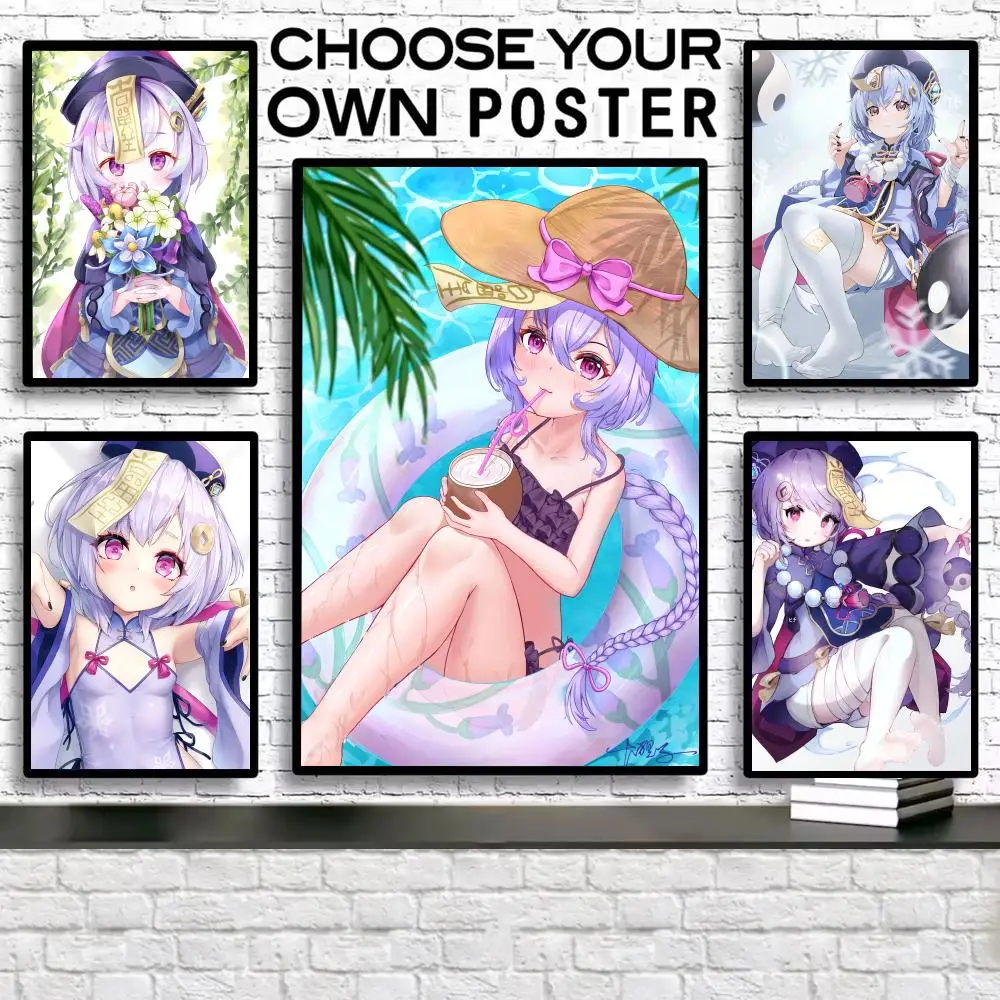 Painting Calligraphy Canvas Poster: Crease Free Waterproof Durable All Space Wall Decor Qiqi Game Genshin Cute
Painting Calligraphy Canvas Poster: Crease Free Waterproof Durable All Space Wall Decor Qiqi Game Genshin Cute