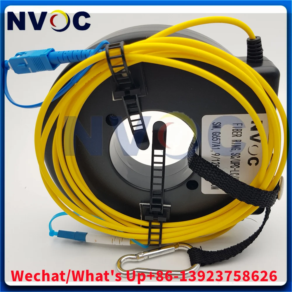 Кабель-удлинитель SC/UPC-LC/FC/ST/SCPC G657A2 OTDR для оптического тестера, 150 м, SM 9/125 мкм, с кольцевыми соединителями SM 1310/1550 нм, для FTTH-тестирования
Кабель-удлинитель SC/UPC-LC/FC/ST/SCPC G657A2 OTDR для оптического тестера, 150 м, SM 9/125 мкм, с кольцевыми соединителями SM 1310/1550 нм, для FTTH-тестирования