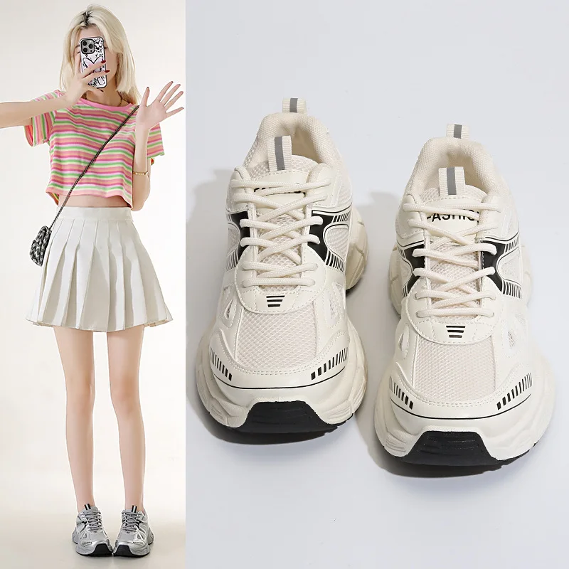Women Causal Shoes summer Brand Designer Wedges silvery Sneakers Platform Trainers shoes Female outdoor Walking Vulcanized Shoes
Women Causal Shoes summer Brand Designer Wedges silvery Sneakers Platform Trainers shoes Female outdoor Walking Vulcanized Shoes