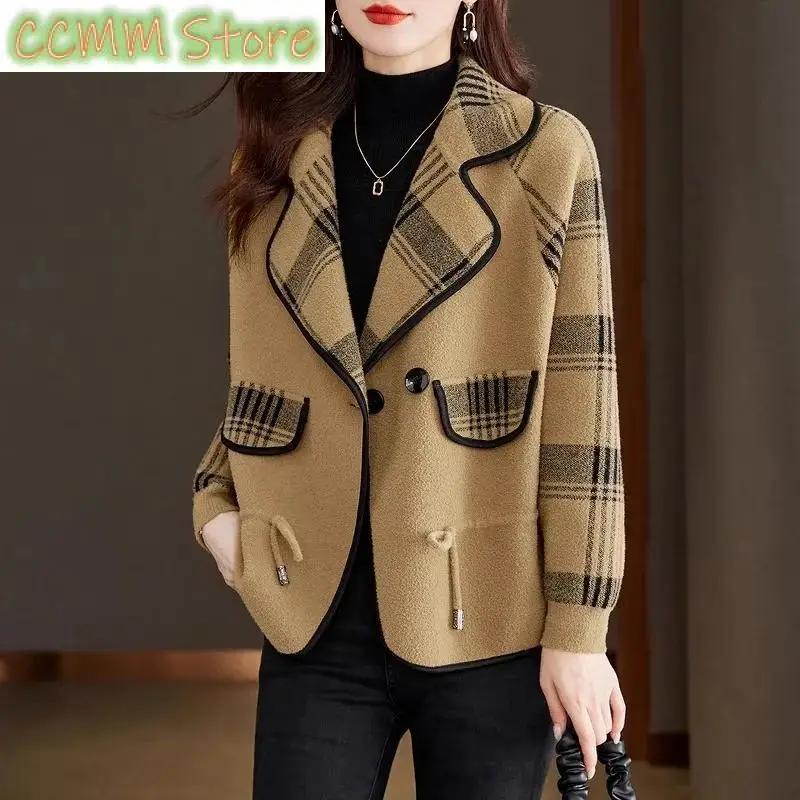 New Comfortable Coat High-End Double-Sided Woolen Solid Color Coat Ladies Autumn Winter Thick Fashion Western-Style Coat
New Comfortable Coat High-End Double-Sided Woolen Solid Color Coat Ladies Autumn Winter Thick Fashion Western-Style Coat