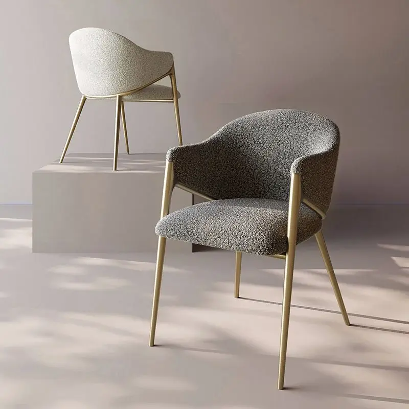 Light Luxury Dining Chair Postmodern Minimalist Desk Chair Nordic Italian Makeup Chair Model Room Backrest Armchair Furniture
Light Luxury Dining Chair Postmodern Minimalist Desk Chair Nordic Italian Makeup Chair Model Room Backrest Armchair Furniture