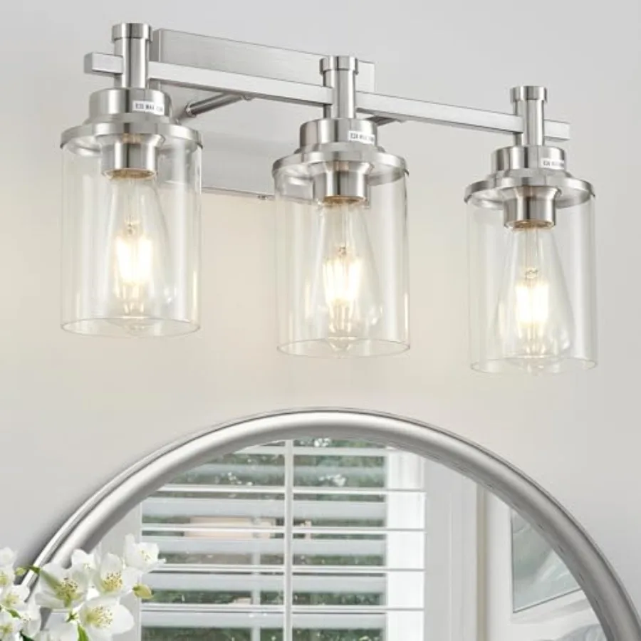 Vanity Lights with Clear Glass Shade Modern Bathroom Vanity Light Over Mirror Kitchen Bedroom Hallway Cabinet Wall Lamp
Vanity Lights with Clear Glass Shade Modern Bathroom Vanity Light Over Mirror Kitchen Bedroom Hallway Cabinet Wall Lamp