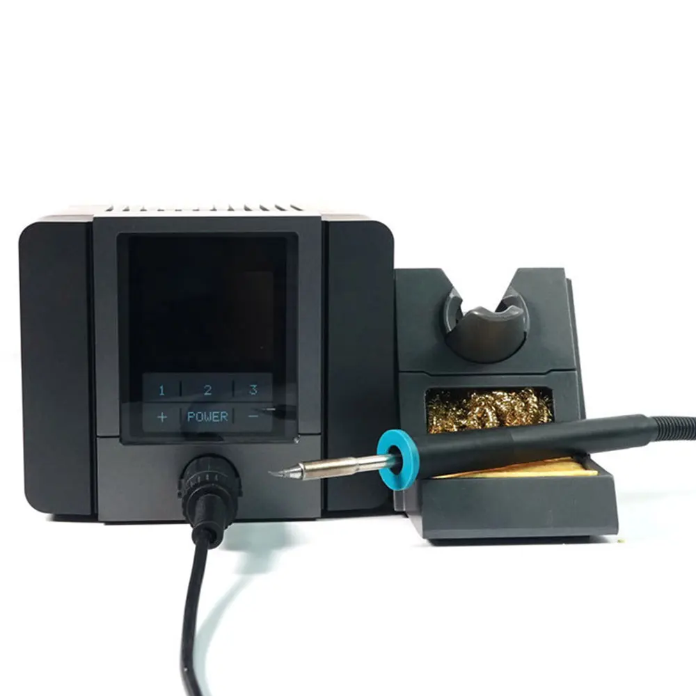 220V 120W Intelligent Soldering Iron Soldering Station Small Universal Small Electric Welder Pure Copper Motor Heat Gun
220V 120W Intelligent Soldering Iron Soldering Station Small Universal Small Electric Welder Pure Copper Motor Heat Gun