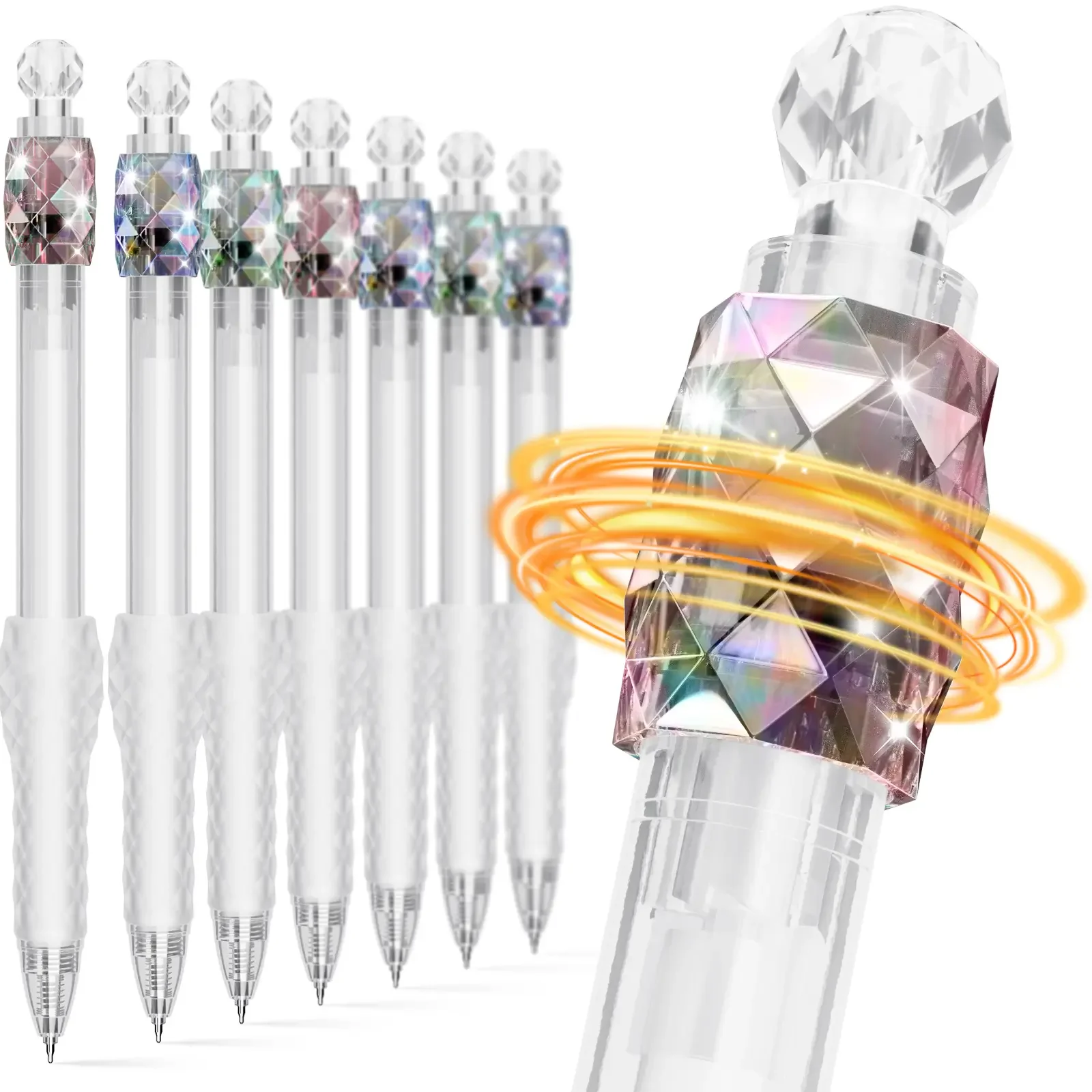 8 Pcs Gel Pens 0.7mm Fidget Rotating Black Ink Fine Point Smooth Writing Soft Grip Quick-dry Gel Pens for Journaling Cute School Office Supplies for Women Men summerwins
8 Pcs Gel Pens 0.7mm Fidget Rotating Black Ink Fine Point Smooth Writing Soft Grip Quick-dry Gel Pens for Journaling Cute School Office Supplies for Women Men summerwins