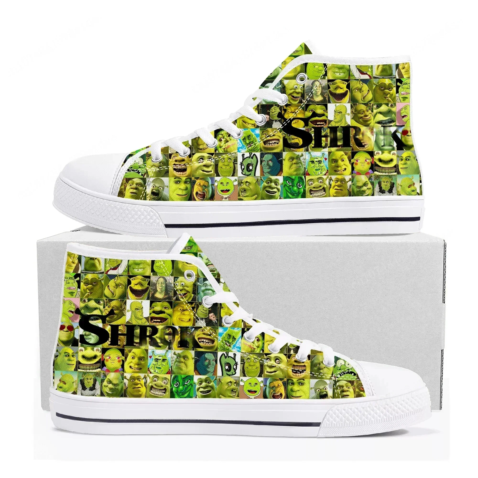 Shrek High Top Sneakers Mens Womens Teenager High Quality Canvas Sneaker Anime Cartoon Comics Manga Couple Customized Shoes
Shrek High Top Sneakers Mens Womens Teenager High Quality Canvas Sneaker Anime Cartoon Comics Manga Couple Customized Shoes