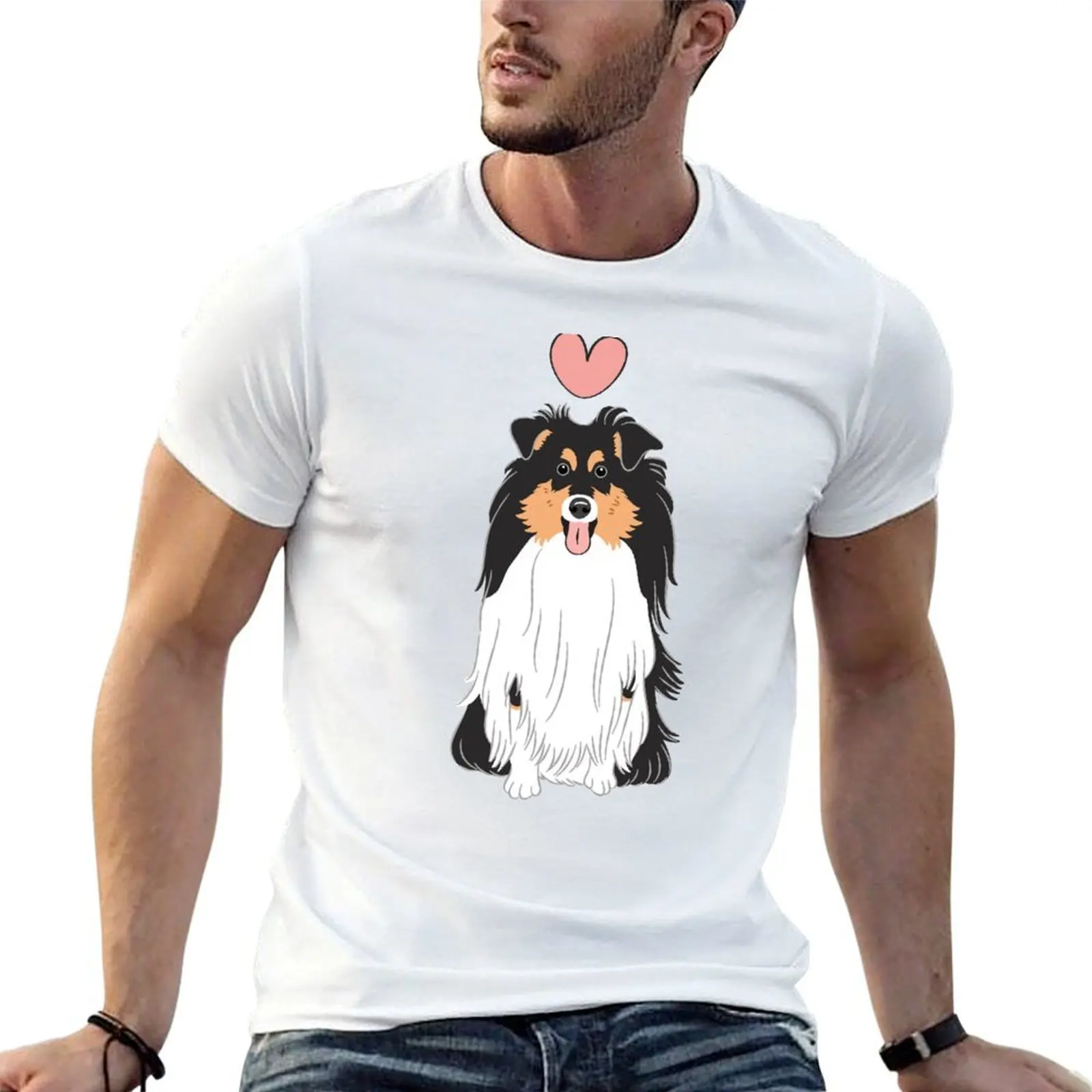LOVE Tri Color Sheltie Dog Shetland Sheepdog T-Shirt cotton t shirts man 100% t shirts designer t shirt man designer T-shirt
LOVE Tri Color Sheltie Dog Shetland Sheepdog T-Shirt cotton t shirts man 100% t shirts designer t shirt man designer T-shirt