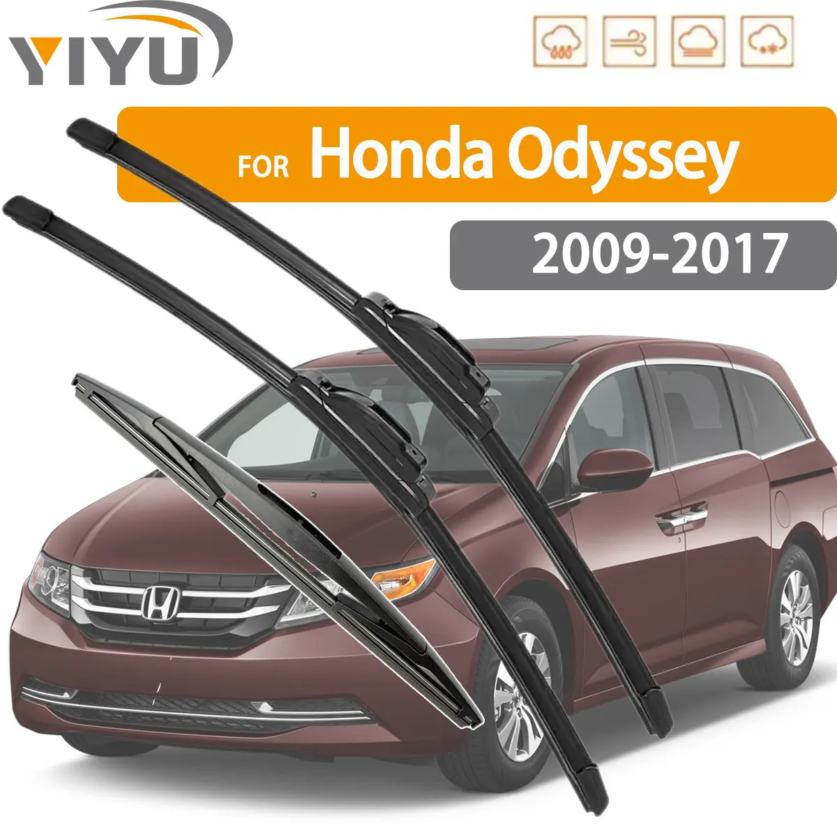 3PCS Car Wiper For Honda Odyssey 2009-2017 Front Rear Wiper Blades Brushes Auto Windscreen Window Accessories
3PCS Car Wiper For Honda Odyssey 2009-2017 Front Rear Wiper Blades Brushes Auto Windscreen Window Accessories