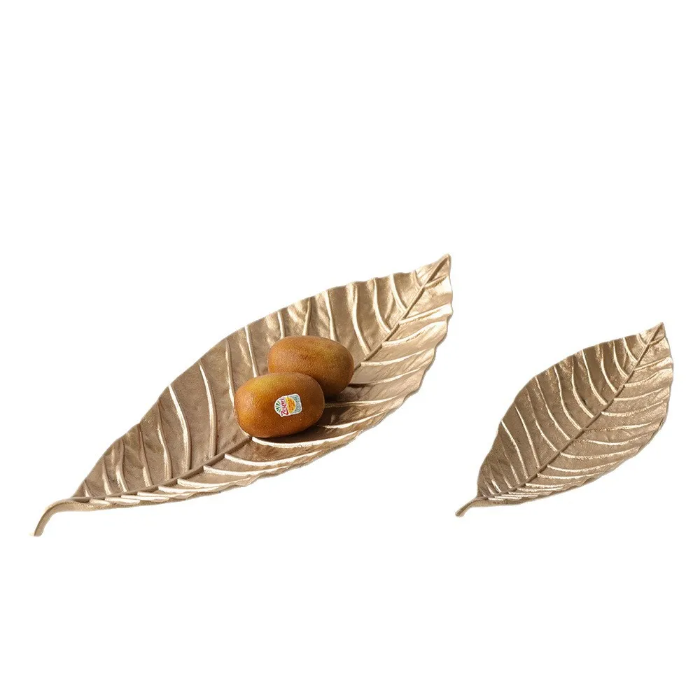 Creative Leaf Metal Fruit Plate New Chinese Fruit Storage Plate Ornament
Creative Leaf Metal Fruit Plate New Chinese Fruit Storage Plate Ornament