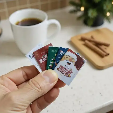 Miniature Magazine Christmas Card Toy Kit for Doll House Furniture, 1:12 Scale