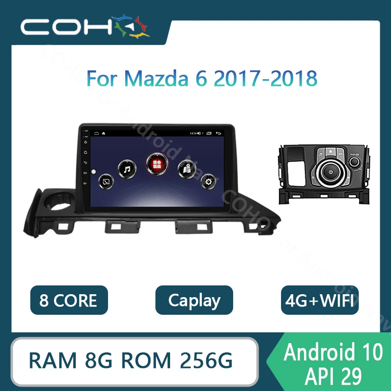 Для MAZDA 6 2017-2018 Автомобильный мультимедийный плеер Gps-навигация Радио Coche Android 256 RAM 8G ROM 1280G Octa Core 720 * Дисплей
Для MAZDA 6 2017-2018 Автомобильный мультимедийный плеер Gps-навигация Радио Coche Android 256 RAM 8G ROM 1280G Octa Core 720 * Дисплей