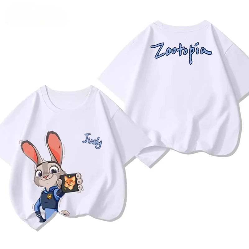 Детская футболка из чистого хлопка Potdemiel Disney Zootopia, новый летний стиль, удобная и дышащая детская футболка
Детская футболка из чистого хлопка Potdemiel Disney Zootopia, новый летний стиль, удобная и дышащая детская футболка