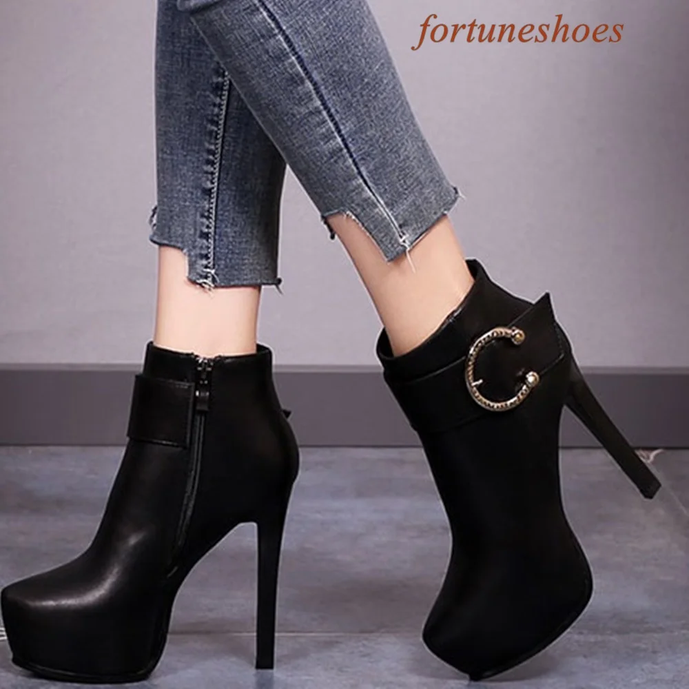 Thin High Heel Pointed Toe Women Boots Side Zipper Ankle Solid Black Pumps Autumn/winter Platform Fashion Runway Casual Boots
Thin High Heel Pointed Toe Women Boots Side Zipper Ankle Solid Black Pumps Autumn/winter Platform Fashion Runway Casual Boots