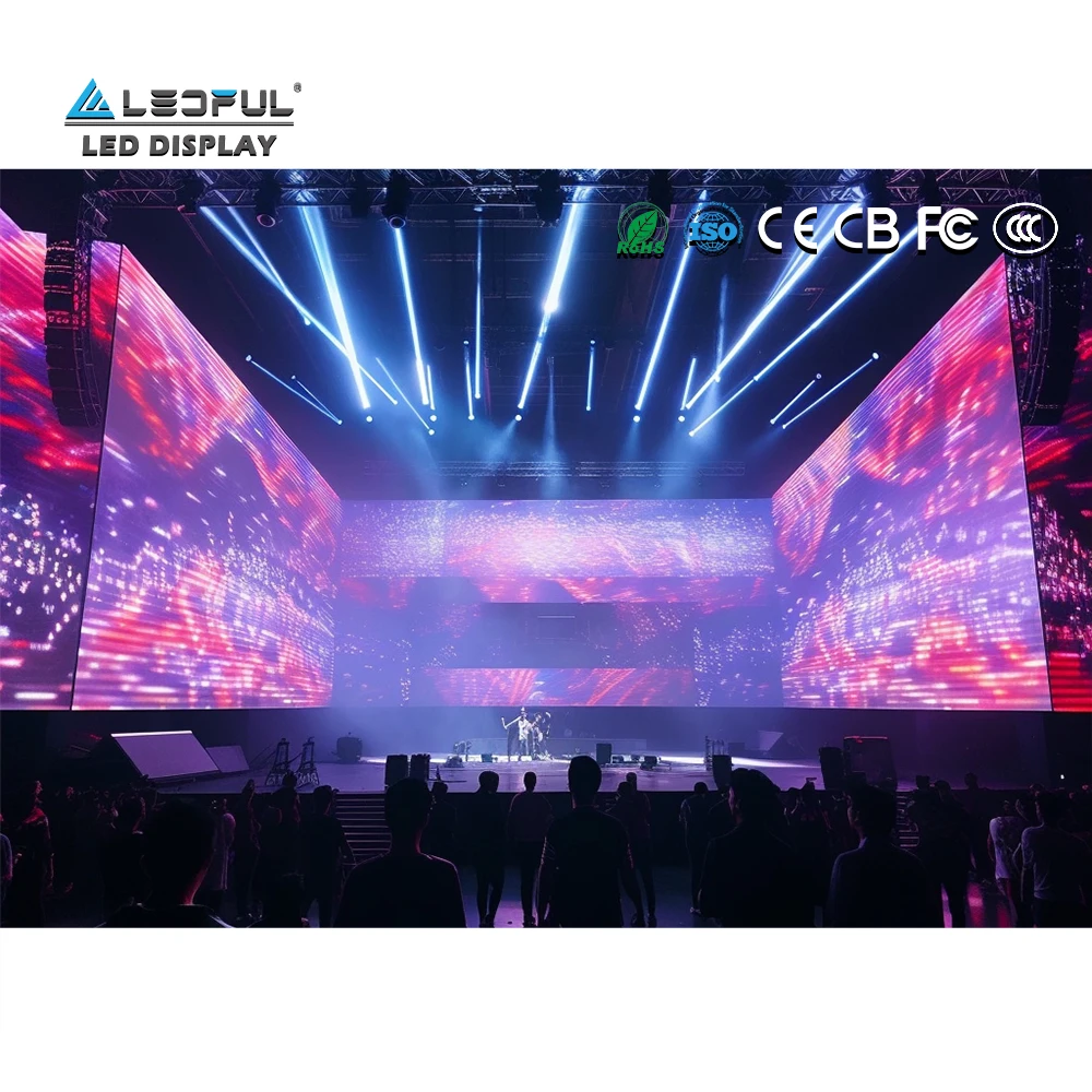 LEDFUL One-stop Service Rental Folding LED Display Manufacturer Large Stage Event Background LED Video Wall For Concert DJ Night
LEDFUL One-stop Service Rental Folding LED Display Manufacturer Large Stage Event Background LED Video Wall For Concert DJ Night