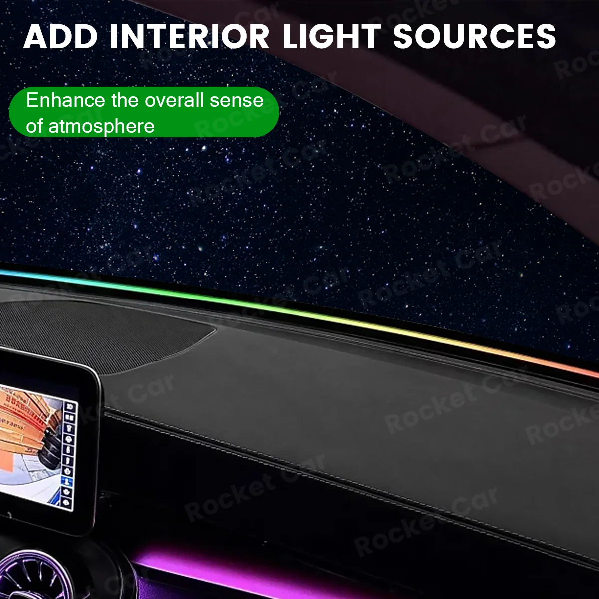 For Mercedes Benz BMW Audi Tesla Toyota Honda Auto Car LED 256 Color Instrument Symphony Ambient light Universal Decoration Lamp
For Mercedes Benz BMW Audi Tesla Toyota Honda Auto Car LED 256 Color Instrument Symphony Ambient light Universal Decoration Lamp