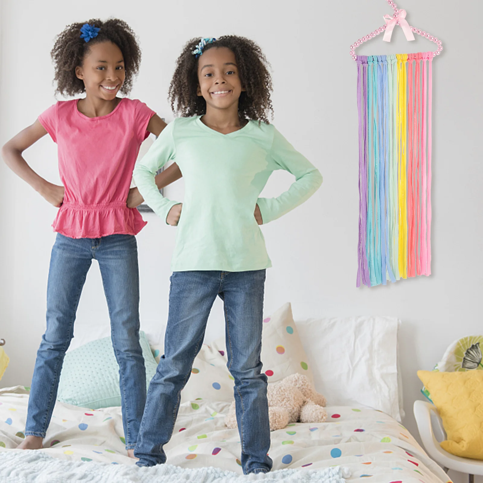 Bow Organizer For Girls, Clip Holder Storage, Rainbow Hair Bows Hanger, Headband Organizer, Hair Accessories Organizer
Bow Organizer For Girls, Clip Holder Storage, Rainbow Hair Bows Hanger, Headband Organizer, Hair Accessories Organizer