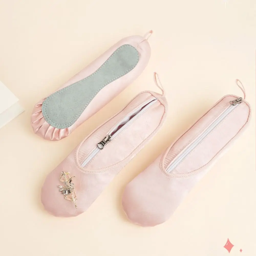Large Capacity Ballet Shoes Pencil Case Creative Funny Ballerina Pencil Bag Kawaii Cute Design Satin Stationery Bag Student
Large Capacity Ballet Shoes Pencil Case Creative Funny Ballerina Pencil Bag Kawaii Cute Design Satin Stationery Bag Student