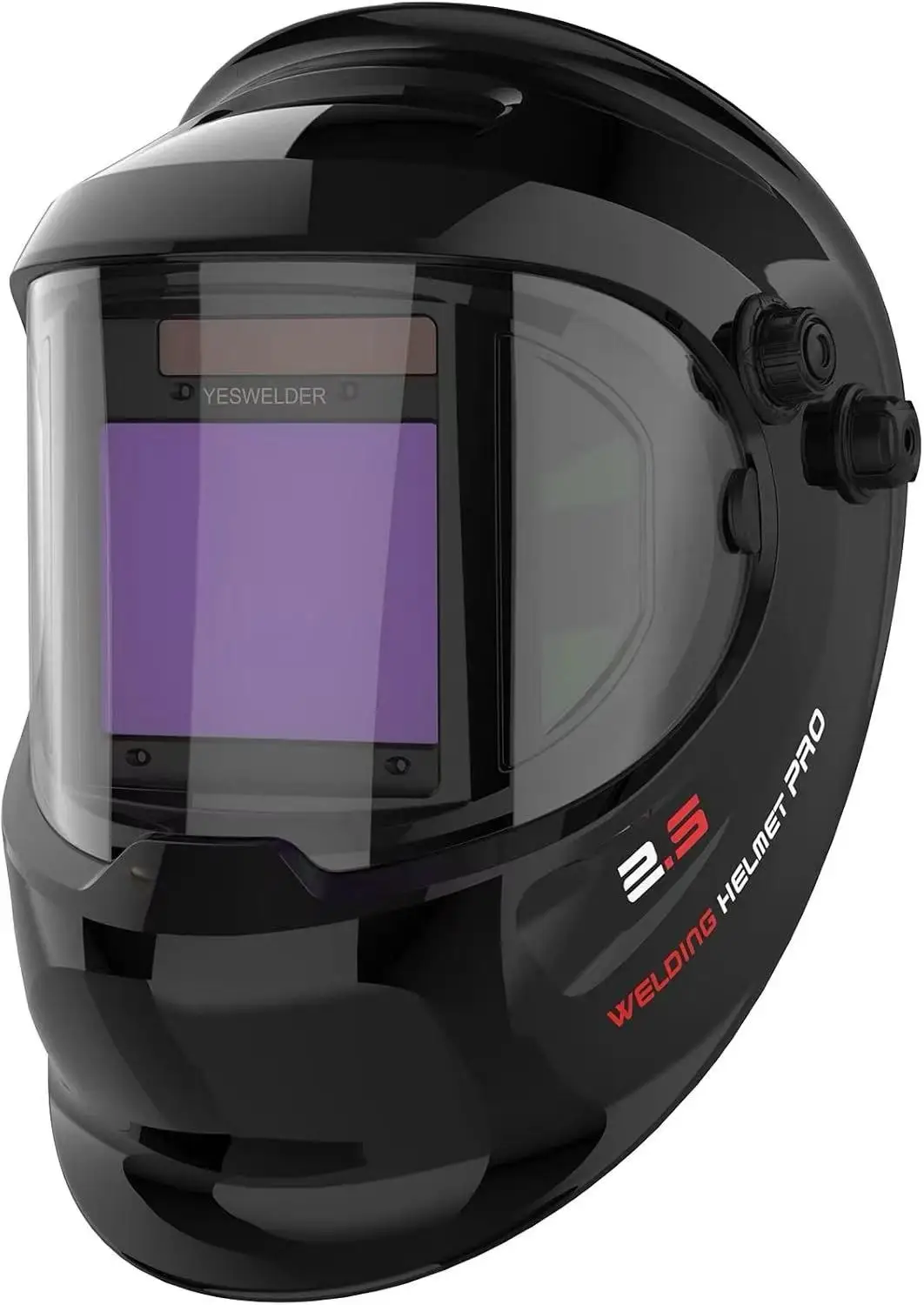 Large Viewing Color Solar Powered Darkening Welding Helmet with SIDE VIEW, 4 Arc Sensor Wide Shade 4/5-9/9-13 Welder for TIG
Large Viewing Color Solar Powered Darkening Welding Helmet with SIDE VIEW, 4 Arc Sensor Wide Shade 4/5-9/9-13 Welder for TIG