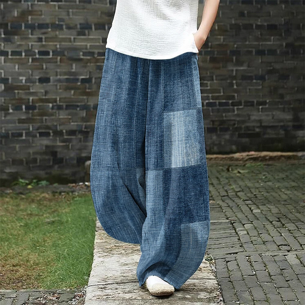 Women's Bohemian Style Wide Leg Pants with Patchwork Harajuku Lantern Trousers High-Waisted Lounge Pants Comfortable Yoga Outfit
Women's Bohemian Style Wide Leg Pants with Patchwork Harajuku Lantern Trousers High-Waisted Lounge Pants Comfortable Yoga Outfit