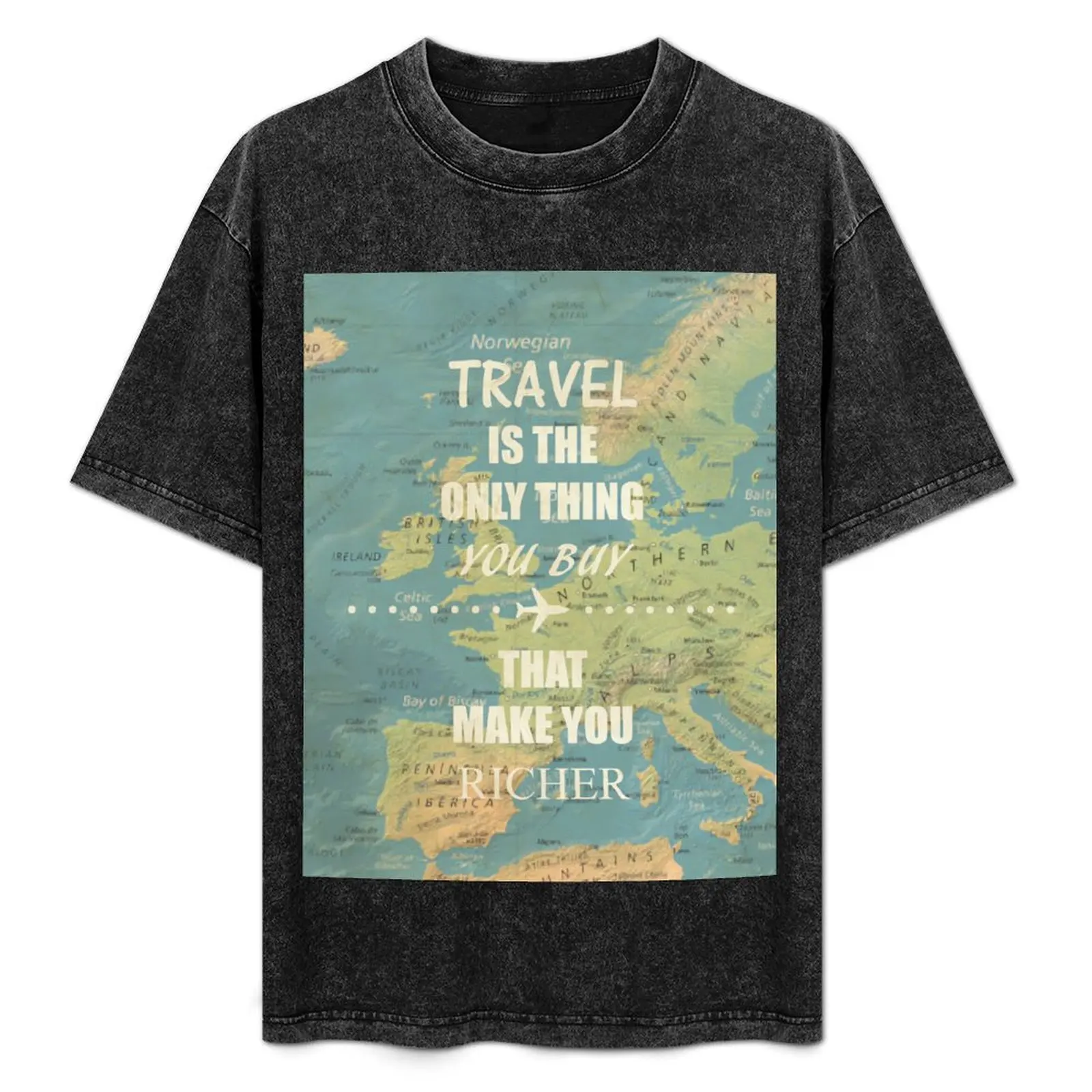 Travel is the only thing you buy that make you richer T-Shirt Large Size Casual Short Sleeve Top
Travel is the only thing you buy that make you richer T-Shirt Large Size Casual Short Sleeve Top