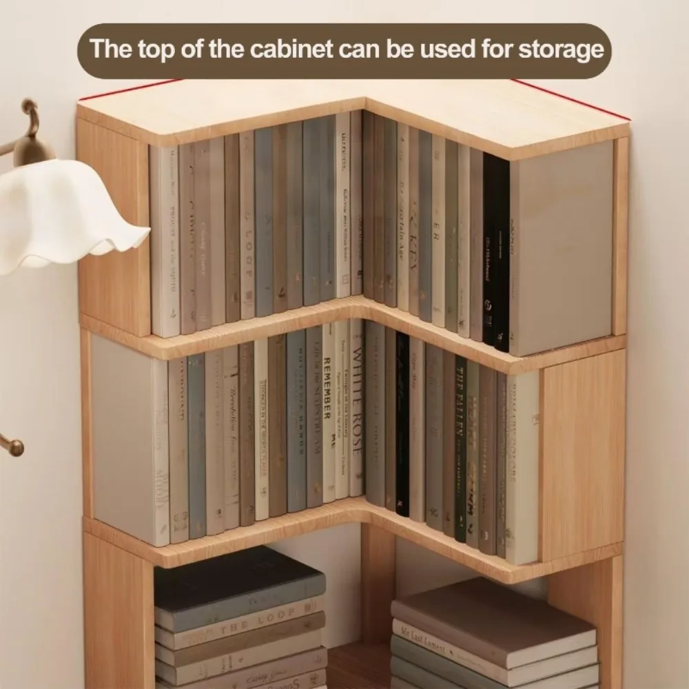 L-Shaped Corner Bookshelf with 3/5 Shelves, Made of Solid Wood, Designed to Stand on The Floor. This Space-Efficient Storage Rack in a Light Brown End Is Ideal for Books, Decor, And More, And Is Easy to Assemble, Standing Shelf
L-Shaped Corner Bookshelf with 3/5 Shelves, Made of Solid Wood, Designed to Stand on The Floor. This Space-Efficient Storage Rack in a Light Brown End Is Ideal for Books, Decor, And More, And Is Easy to Assemble, Standing Shelf