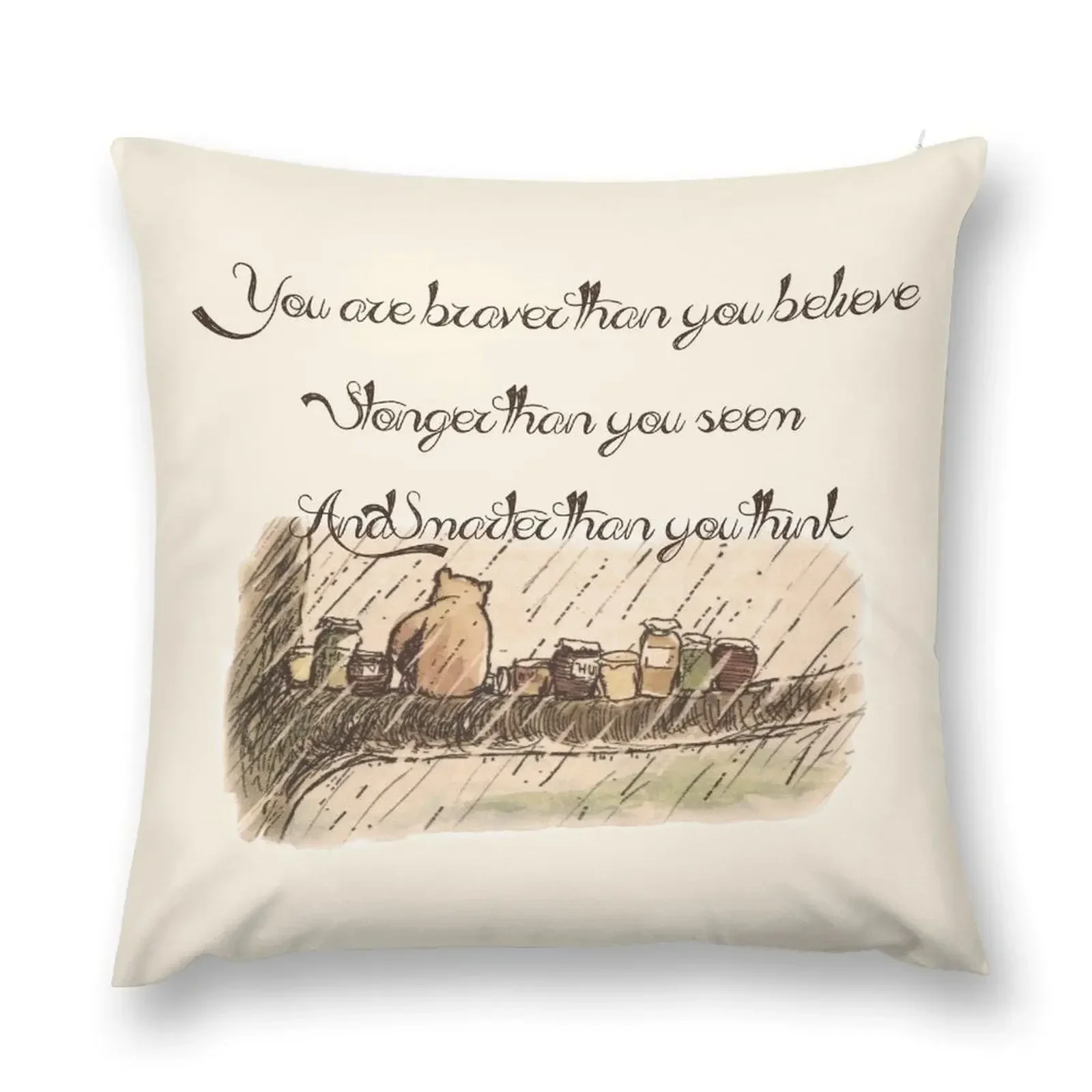 You Are Braver Than You Believe (version 1) Throw Pillow Decorative Cushions Custom Cushion Photo pillow 
You Are Braver Than You Believe (version 1) Throw Pillow Decorative Cushions Custom Cushion Photo pillow