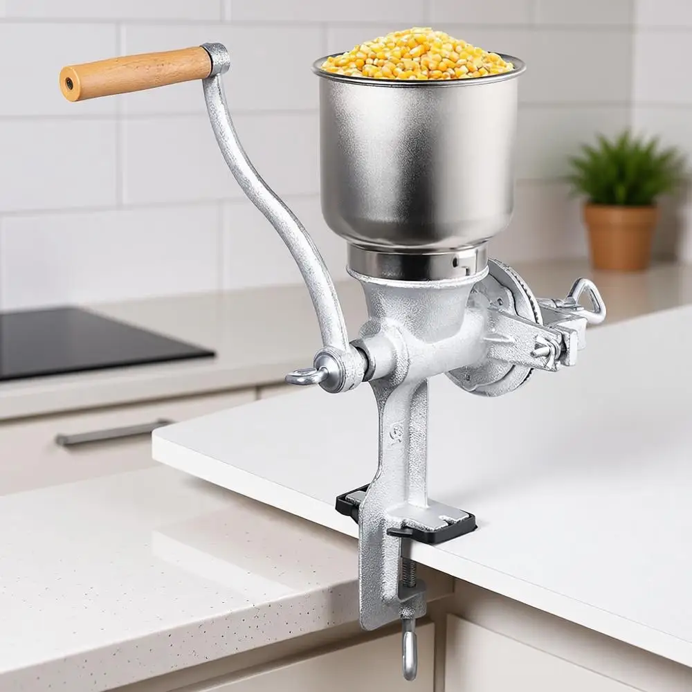 Corn Grinder, Grain Grinder Manual Coffee Grinder, Hand Grinder with Large Hopper for Barley Wheat Berries Coffee Chickpeas Pepp
Corn Grinder, Grain Grinder Manual Coffee Grinder, Hand Grinder with Large Hopper for Barley Wheat Berries Coffee Chickpeas Pepp