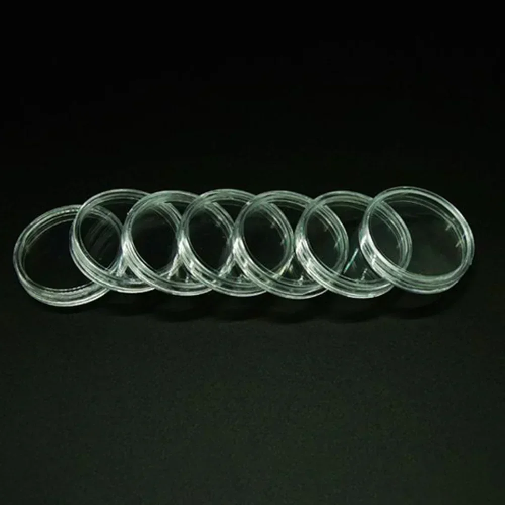 10/25pcs 27mm Transparent Plastic Coin Holder Coin Collecting Box Case For Coins Storage Capsules Protection Boxes Container
10/25pcs 27mm Transparent Plastic Coin Holder Coin Collecting Box Case For Coins Storage Capsules Protection Boxes Container