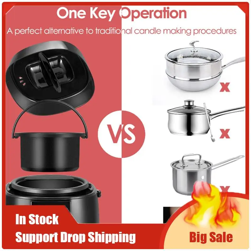 Candle Making Wax Melting Pot For Candle Making LED Temperature Display For Adults Beginner US Plug
Candle Making Wax Melting Pot For Candle Making LED Temperature Display For Adults Beginner US Plug