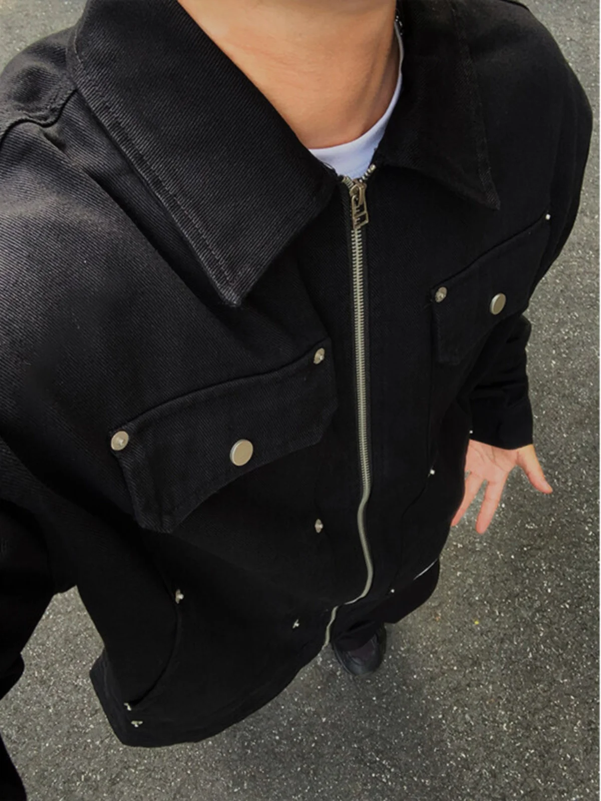 Мужская повседневная джинсовая куртка Waed Denim Workwear в американском стиле, весна-осень, свободный крой, хлопок, на молнии, модная городская модель
Мужская повседневная джинсовая куртка Waed Denim Workwear в американском стиле, весна-осень, свободный крой, хлопок, на молнии, модная городская модель