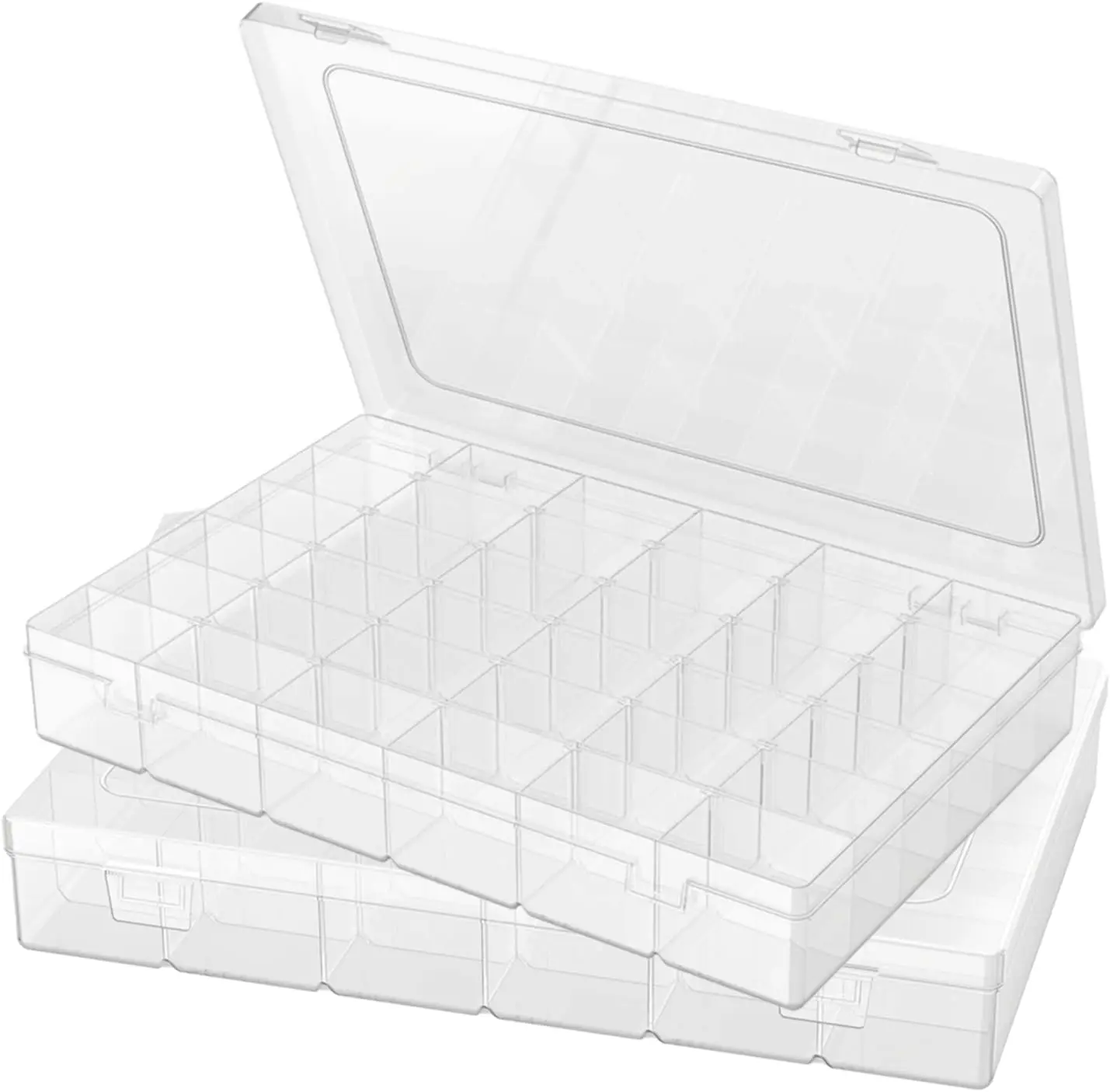 6 Pack Plastic Organizer Container Box, 36 Grids Clear Plastic Parts Organizer Box, for Beads, Art
6 Pack Plastic Organizer Container Box, 36 Grids Clear Plastic Parts Organizer Box, for Beads, Art